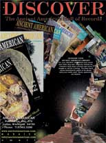 Ancient American back issues magazine back cover ad