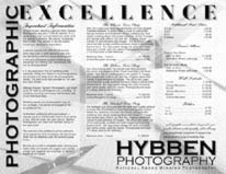 Hybben Photography Wedding Brochure back