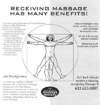 JM Massage Therapy brochure back
