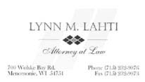 LL Attorney business card