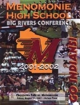 Menomonie High School Football brochure cover